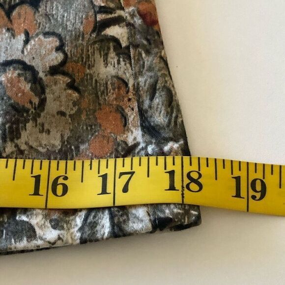 Chico’s Floral Print Cotton Jacket Size 4 - Picture 13 of 15